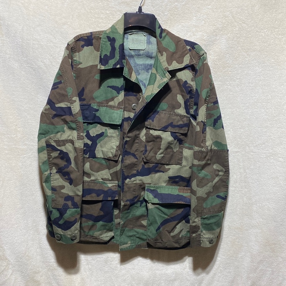 Camo Military Field Jacket (Vintage)